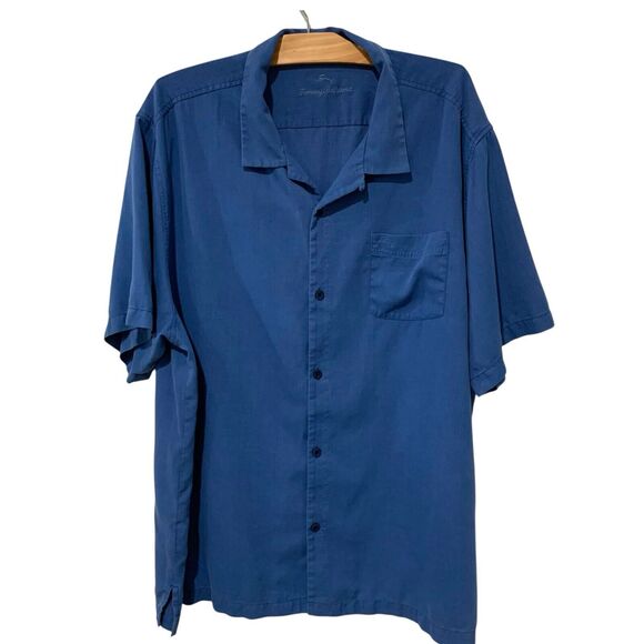 Tommy Bahama Other - Tommy Bahama | Shirt Blue Short Sleeve Button Down Silk Blend- Size XXXL